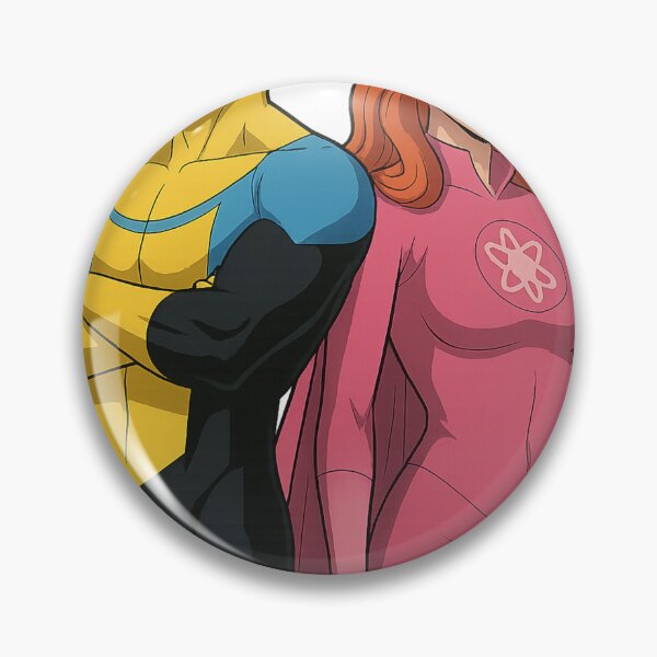 Item preview, Invincible and Atom Eve - Dynamic Comic Duo Artwork designed and sold by Artpainted.