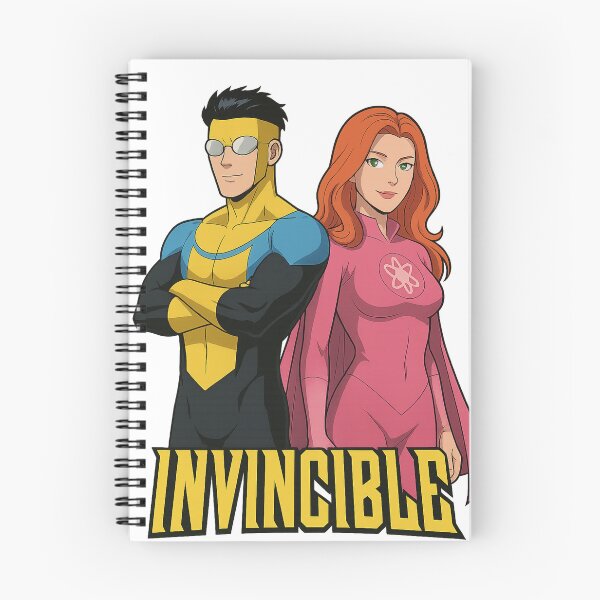 Item preview, Invincible and Atom Eve - Dynamic Comic Duo Artwork designed and sold by Artpainted.