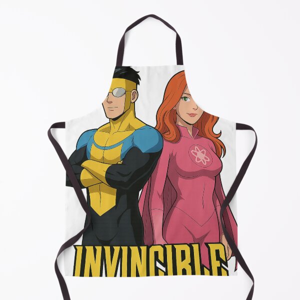 Item preview, Invincible and Atom Eve - Dynamic Comic Duo Artwork designed and sold by Artpainted.