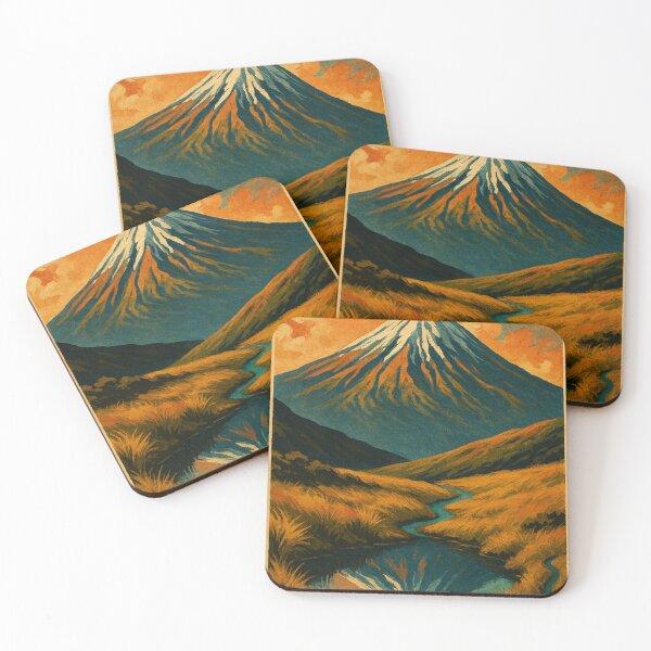 Item preview, Mount Taranaki Reflection – Egmont National Park Scenic View designed and sold by Places On Earth.