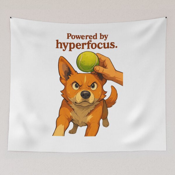 Item preview, ADHD: Powered by Hyperfocus designed and sold by Smileyt-shirt.
