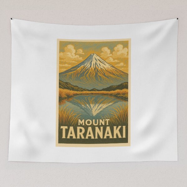 Item preview, Mount Taranaki – Egmont National Park Scenic View designed and sold by Places On Earth.