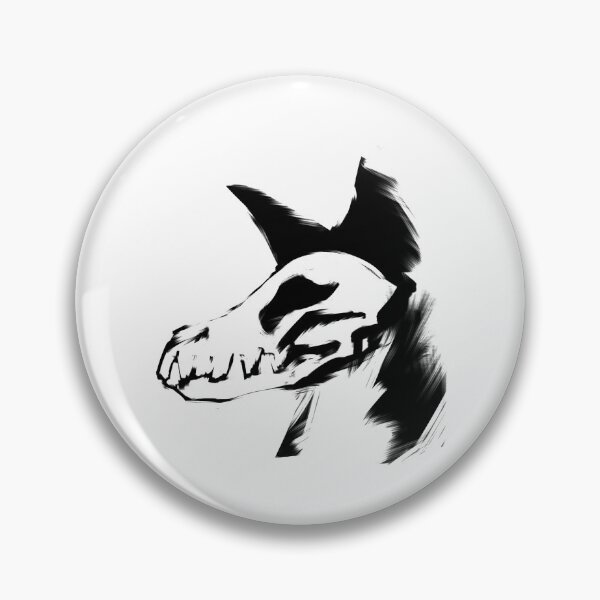 Item preview, Wolf Skull Decal designed and sold by ClubAstro.