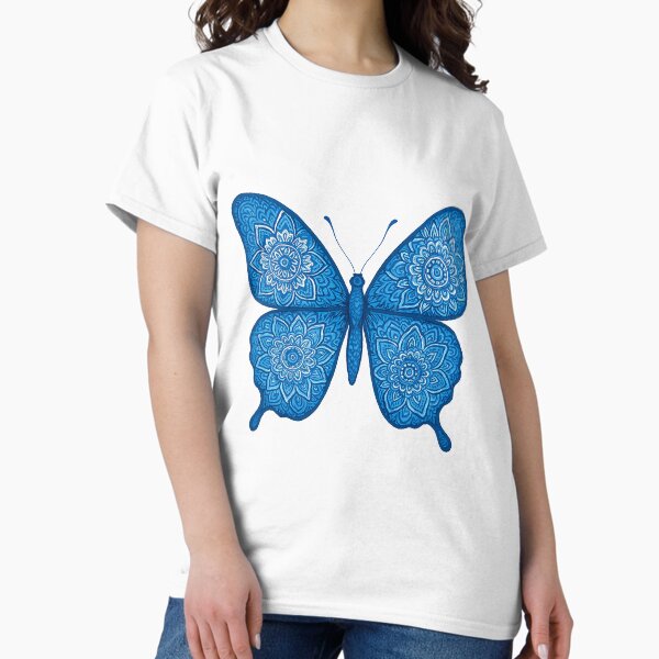 Aperçu de l'œuvre Papillon bleu créée et vendue par Cornerlight.
