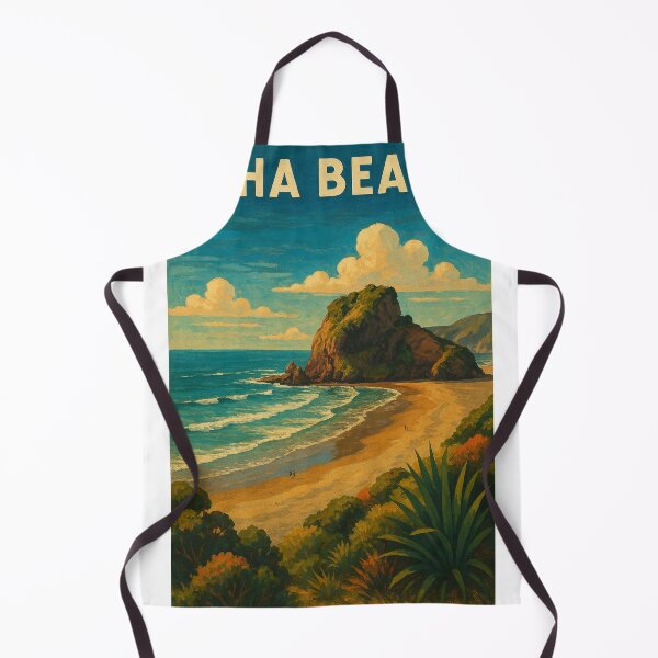 Item preview, Piha Beach New Zealand – Lion Rock and Wild West Coast designed and sold by Places On Earth.