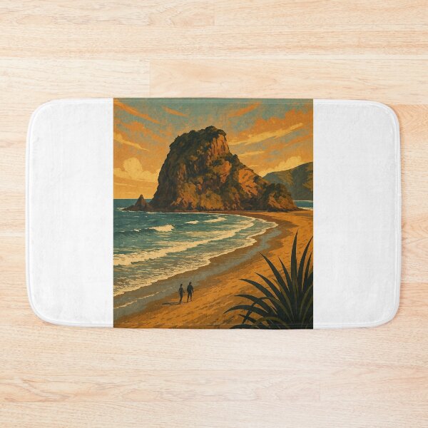 Item preview, Piha Beach New Zealand – Lion Rock West Auckland designed and sold by Places On Earth.