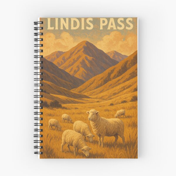 Item preview, Lindis Pass South Island – Golden Hills and Grazing Sheep designed and sold by Places On Earth.