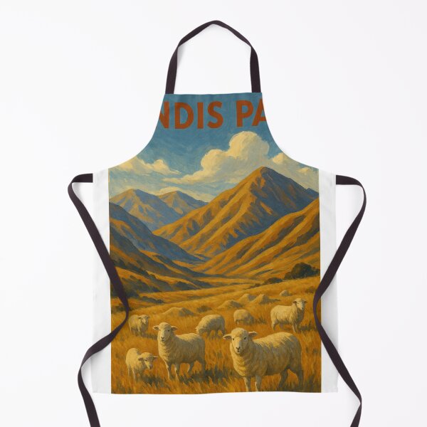 Item preview, Lindis Pass South Island – Golden Hills and Sheep designed and sold by Places On Earth.