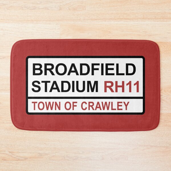 Item preview, Crawley Town Broadfield Stadium Iconic Street Sign designed and sold by DelfDesign.