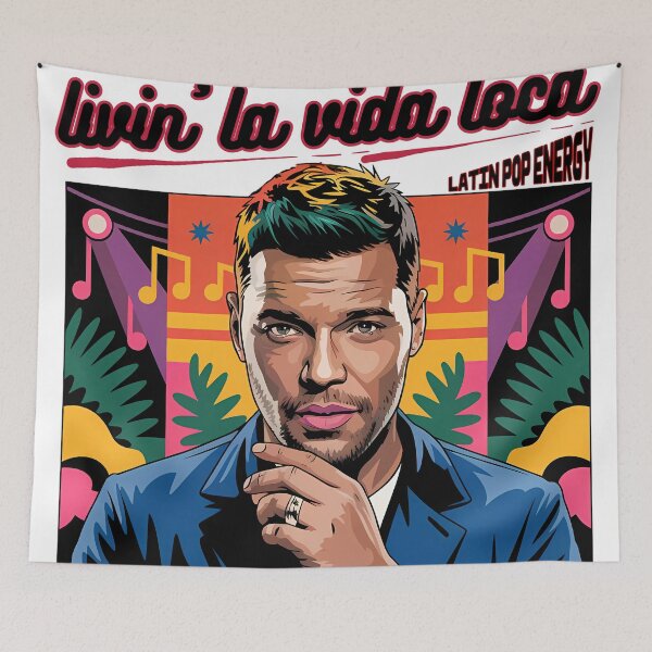 Item preview,  Livin’ La Vida Loca – Latin Pop Vibes designed and sold by PING 999 STUDIO.