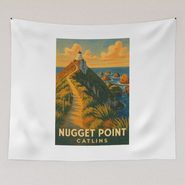Item preview, Nugget Point Lighthouse – Catlins designed and sold by Places On Earth.