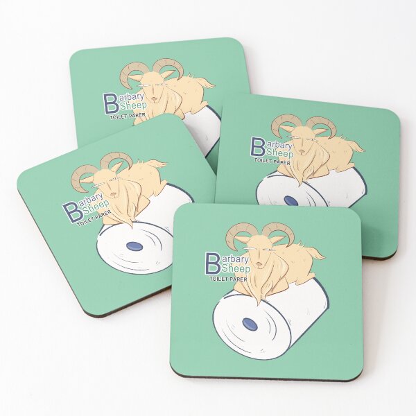 Item preview, Barbary Sheep with Toilet Paper designed and sold by Mobile's Blue Sky.