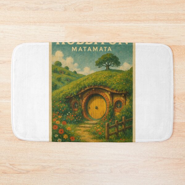 Item preview, Hobbiton Matamata – Lush Green Hills and Hobbit House designed and sold by Places On Earth.