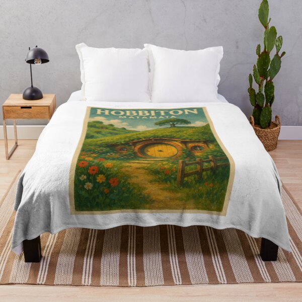 Item preview, Hobbiton Matamata – Lush Green Hills and Hobbit House designed and sold by Places On Earth.