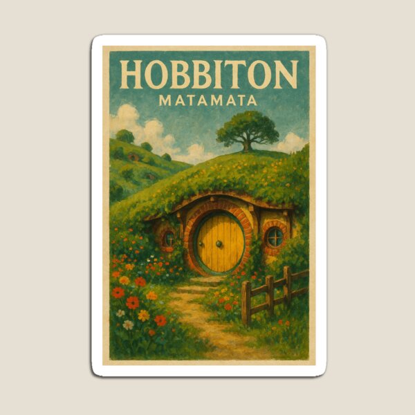 Item preview, Hobbiton Matamata – Lush Green Hills and Hobbit House designed and sold by Places On Earth.