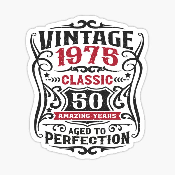 Artikel-Vorschau von 50. Geburtstag Vintage 1975 Klassisch 50 tolle Jahre, designt und verkauft von eclecTEEq.