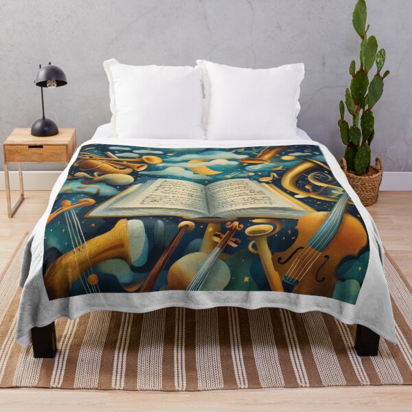 Item preview, Symphony of the Sky – Surreal Music Fantasy Tee designed and sold by AchaRat.