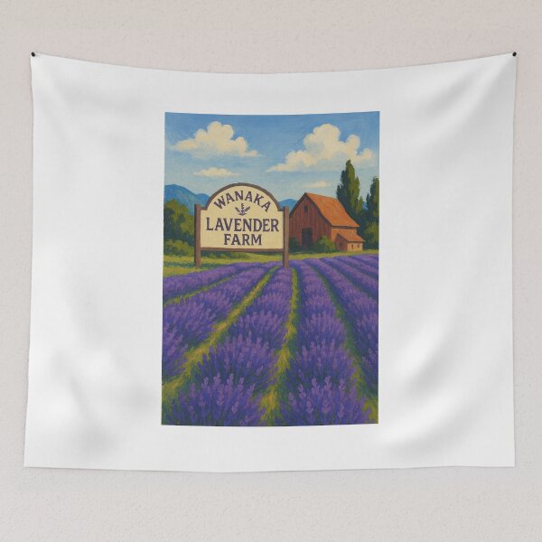 Item preview, Wanaka Lavender Farm – Purple Fields near Queenstown designed and sold by Places On Earth.