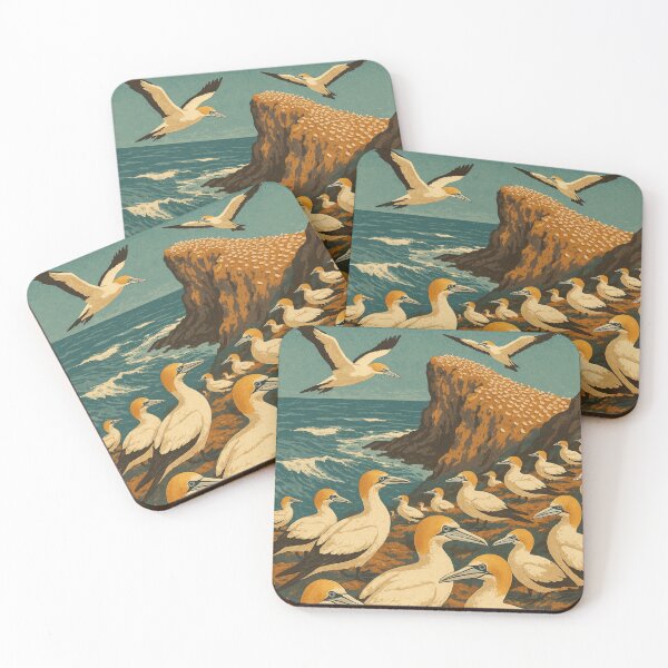 Item preview, Muriwai Gannet Colony – Coastal Birds and Rugged Cliffs designed and sold by Places On Earth.