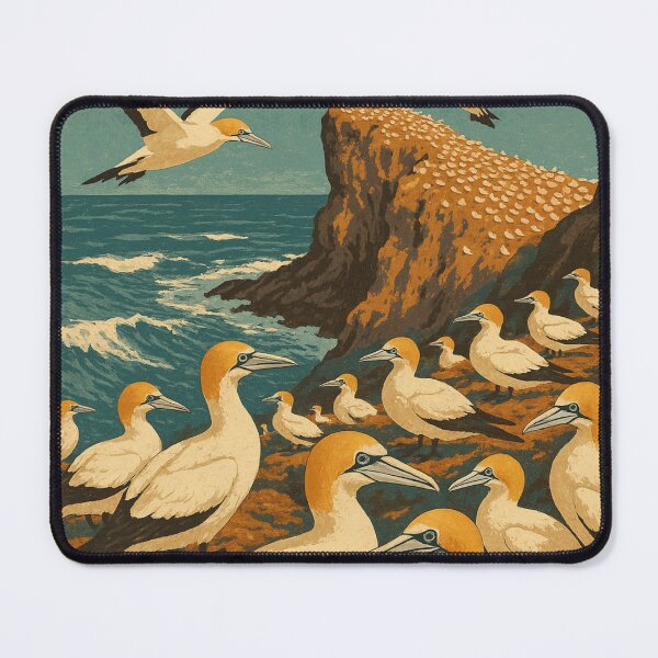 Item preview, Muriwai Gannet Colony – Coastal Birds and Rugged Cliffs designed and sold by Places On Earth.