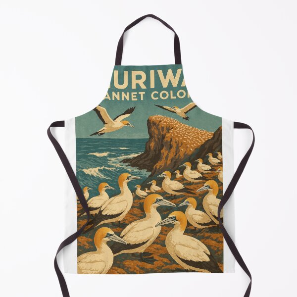 Item preview, Muriwai Gannet Colony – Coastal Birds and Rugged Cliffs designed and sold by Places On Earth.