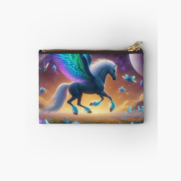 Item preview, Horse Flying Techno color wings designed and sold by kharatsuchita.