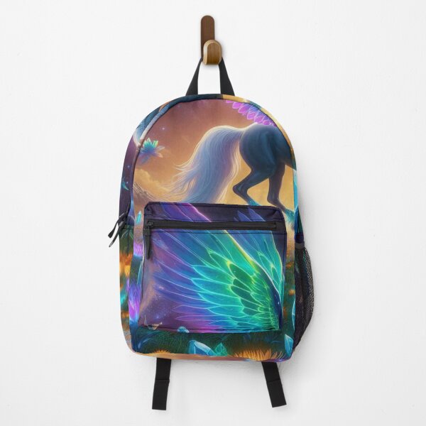 Item preview, Horse Flying Techno color wings designed and sold by kharatsuchita.