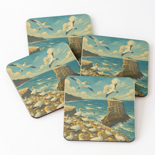 Item preview, Muriwai Gannet Colony – Coastal Birds near Piha designed and sold by Places On Earth.