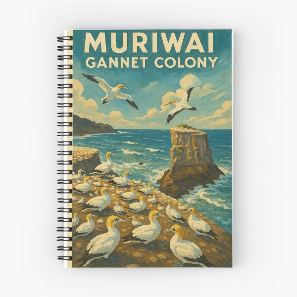 Item preview, Muriwai Gannet Colony – Coastal Birds near Piha designed and sold by Places On Earth.