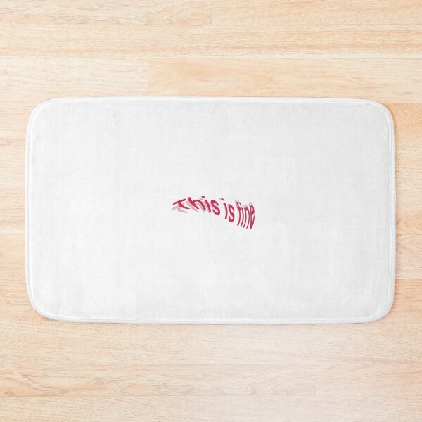 Item preview, 'This is fine' Funny relatable quote designed and sold by Drawing4You.