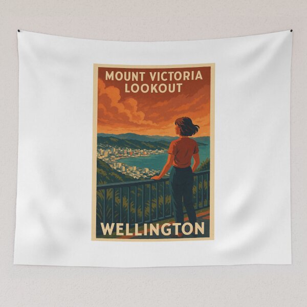 Item preview, Mount Victoria Lookout – Wellington Sunset City View designed and sold by Places On Earth.