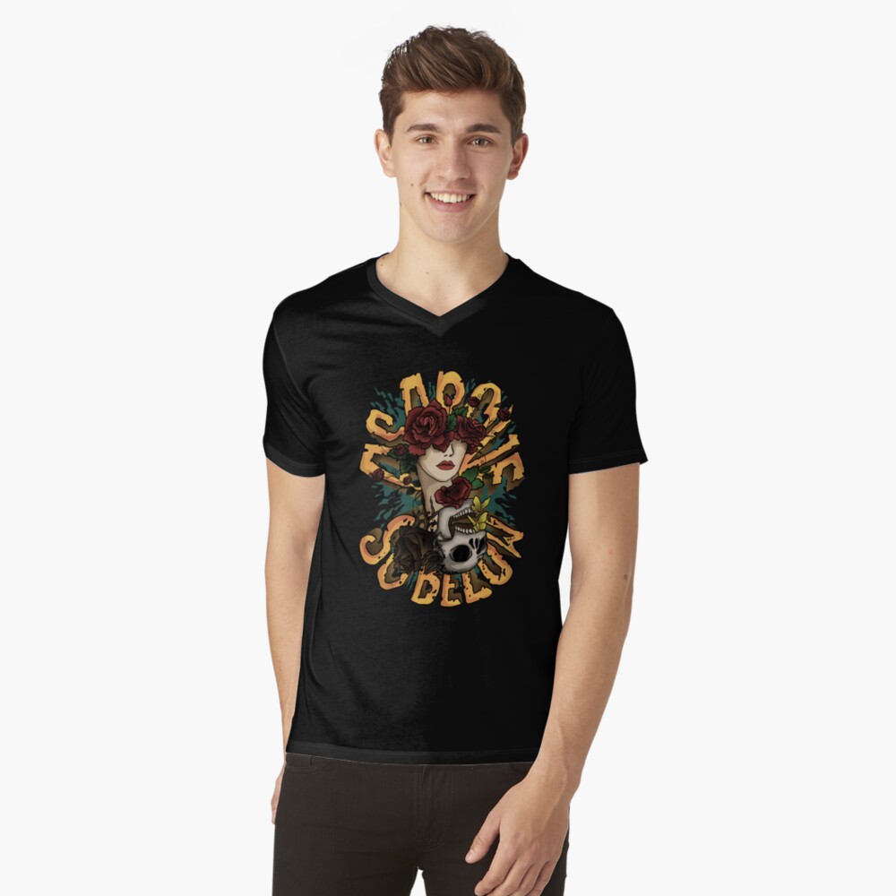 Item preview, V-Neck T-Shirt designed and sold by hjalte81.