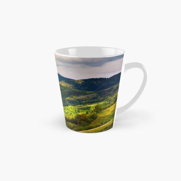 springtime in mountainous countryside Tall Mug