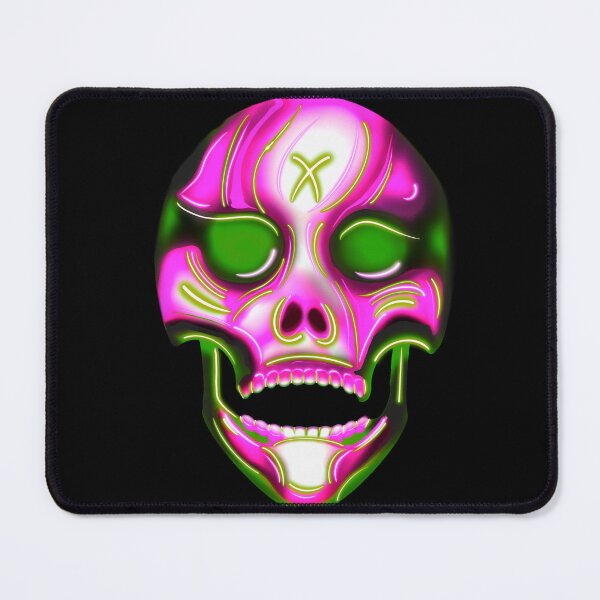 Item preview, Cyber Gothic Skull - Purple-Green designed and sold by WigsByViv.