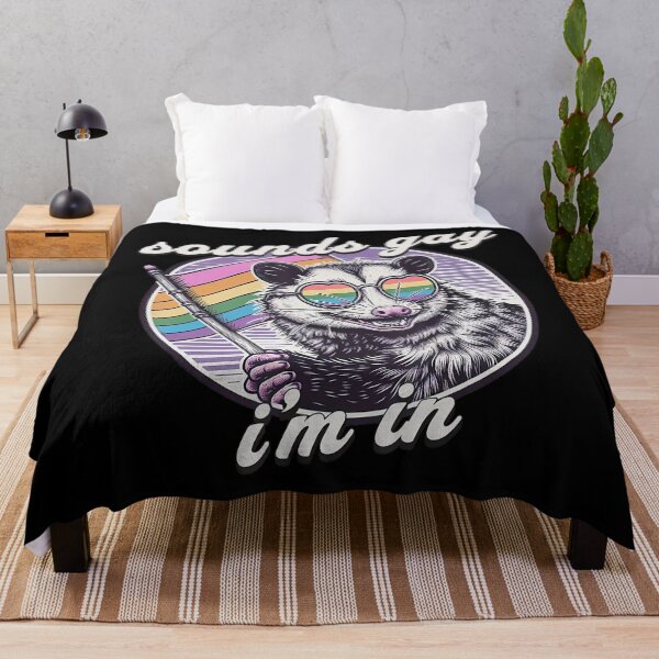 Item preview, Sounds Gay I'm In Funny Possum LGBT Pride Rainbow Gift designed and sold by Filek-mable.