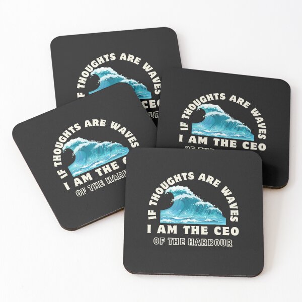 Item preview, If Thoughts Are Waves, I Am the CEO of the Harbour – Master Your Mind designed and sold by ipot.