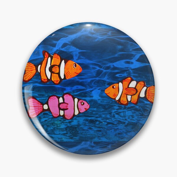 Item preview, Happy clownfish family - ocean designed and sold by Vision Illustrated.