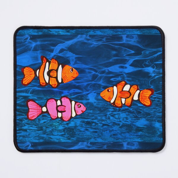 Item preview, Happy clownfish family - ocean designed and sold by Vision Illustrated.