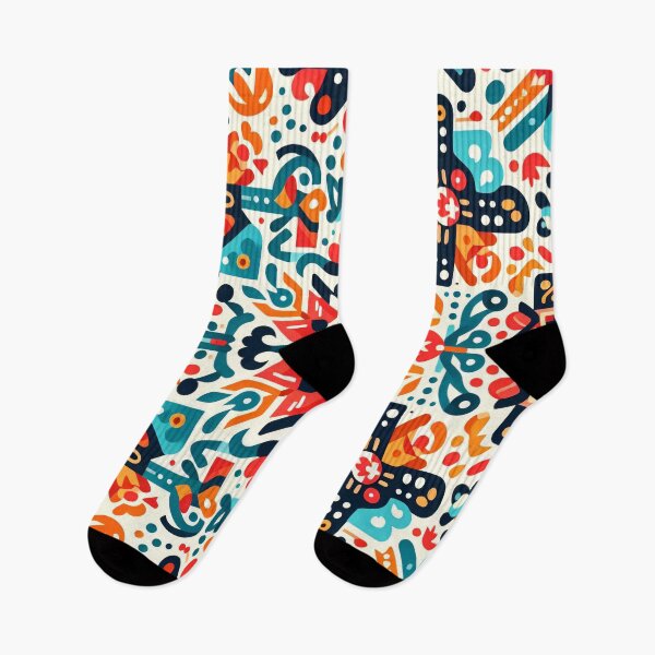Item preview, Scandinavian & Hungarian Folk Art Pattern – Vibrant Floral Symmetry by heidiannemorris designed and sold by FOLK ART FUSION by heidiannemorris.