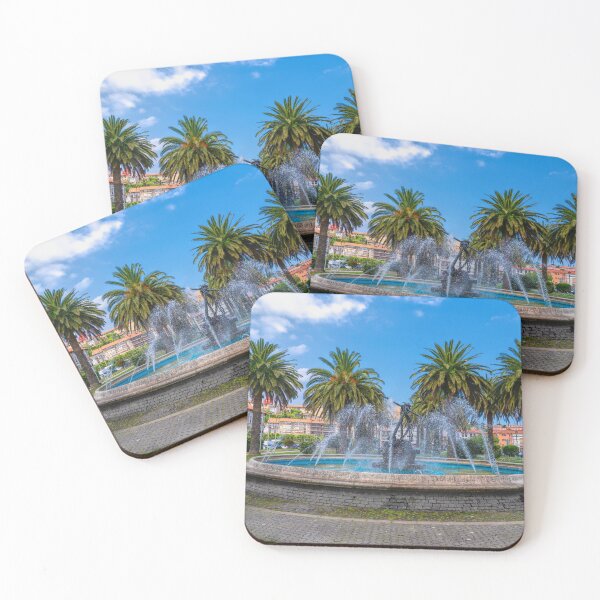Item preview, Fountains and Palm Trees San Vicente de la Barquera Spain designed and sold by acceleratorhams.