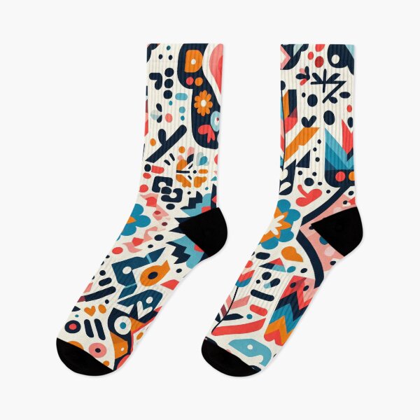 Item preview, Scandinavian & Hungarian Folk Art Pattern – Vibrant Floral Symmetry by heidiannemorris designed and sold by FOLK ART FUSION by heidiannemorris.