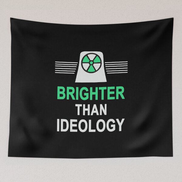 Item preview, Brighter Than Ideology - Yes to Nuclear Power designed and sold by HandicraftArt.