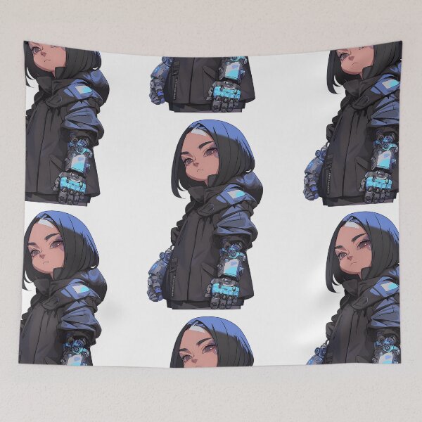 Item preview, Cyberpunk Girl: Neon Renegade designed and sold by bapupa.