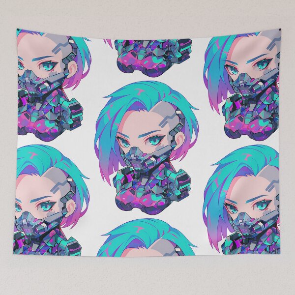 Item preview, Cyberpunk Girl: Tech Urban Warrior designed and sold by bapupa.