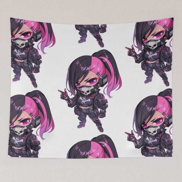 Item preview, Cyberpunk Girl: Futuristic Rebel designed and sold by bapupa.