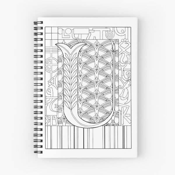 Item preview, Designer's Alphabet Letter U designed and sold by foxandfalcon.