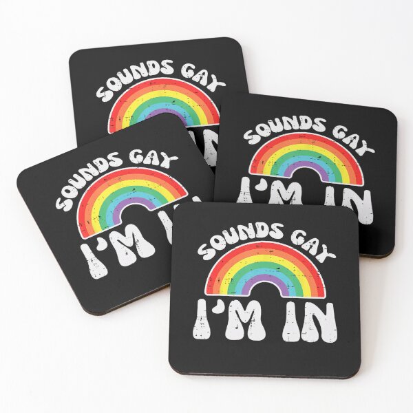 Item preview, Sounds Gay Im In Funny Rainbow Pride Flag LGBTQ designed and sold by Filek-mable.