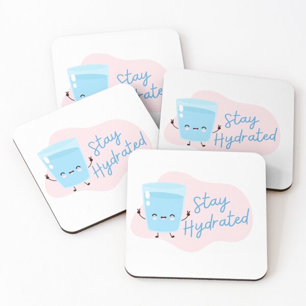 Item preview, Stay Hydrated | Cute glass of water | Daily Self Love designed and sold by Sketchbook Studio by Aqsaa.