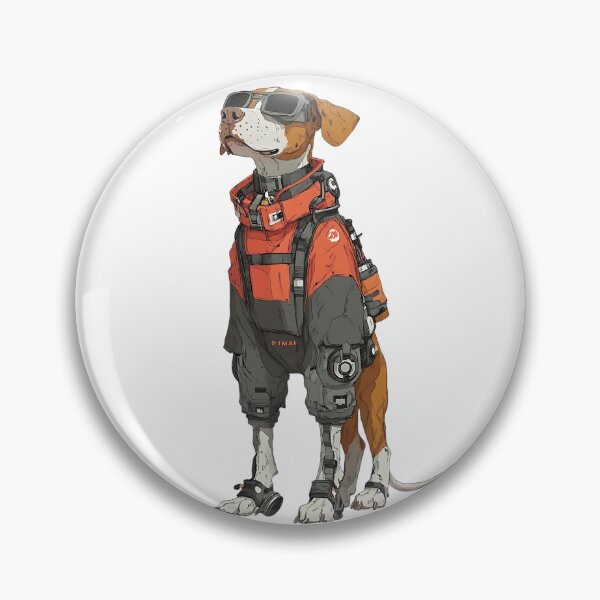 Item preview, Cyberpunk Dog: Neon Street Hound designed and sold by bapupa.