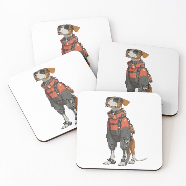 Item preview, Perro ciberpunk: sabueso callejero de neón designed and sold by bapupa.